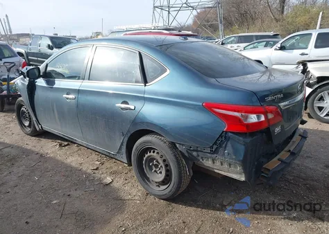 2016 Nissan Sentra Sv from USA, damaged, VIN 3N1AB7AP5GY335552